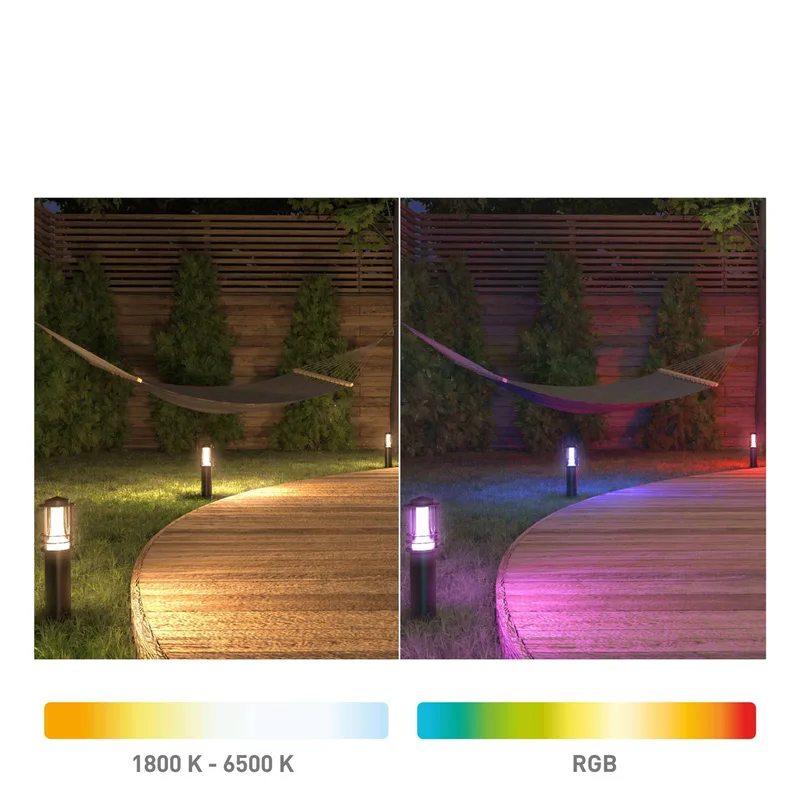 Petunia LED tuinpadverlichting set van 3 van tint in Zwart – productfoto 2 van 5