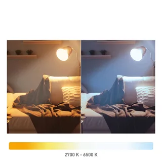white LED-kaarslamp E14 5,8W van tint – productfoto 2 van 5