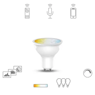 white LED lamp GU10 5,1W CCT von tint – Produktfoto 1 von 5