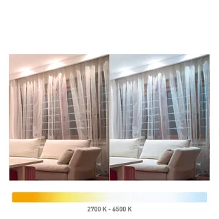 white LED lamp GU10 5,1W CCT von tint – Produktfoto 2 von 5