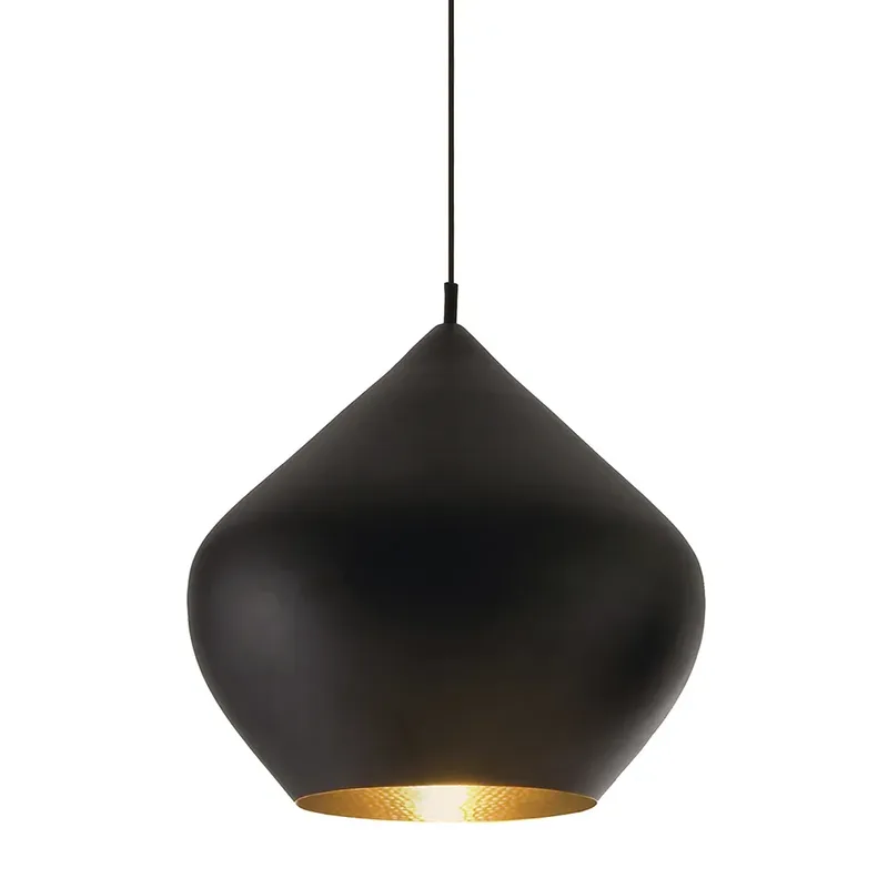 Beat Pendant Stout Black LED van Tom Dixon – productfoto