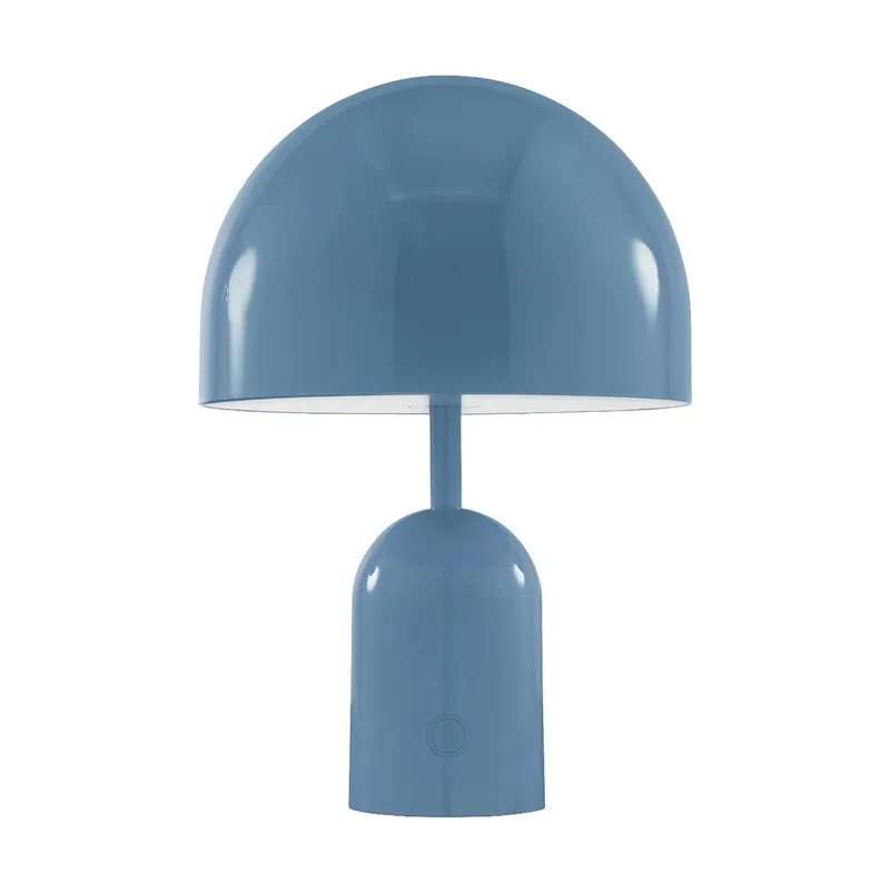 Bell Portable LED Tischleuchte 28cm Baby Blue van Tom Dixon – productfoto