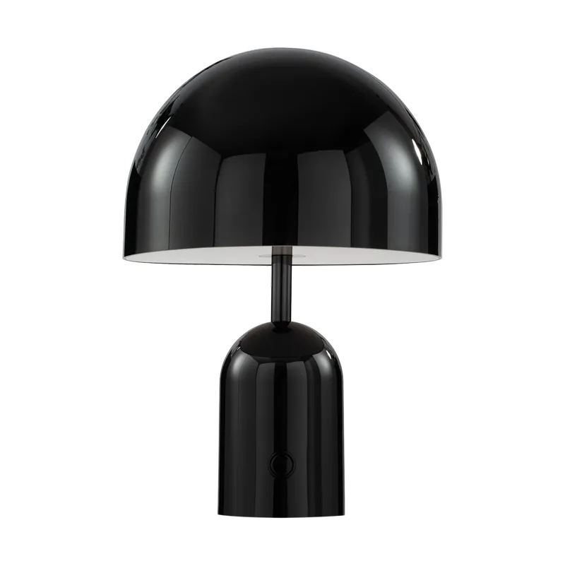 Bell Portable LED Tischleuchte 28cm Schwarz van Tom Dixon – productfoto