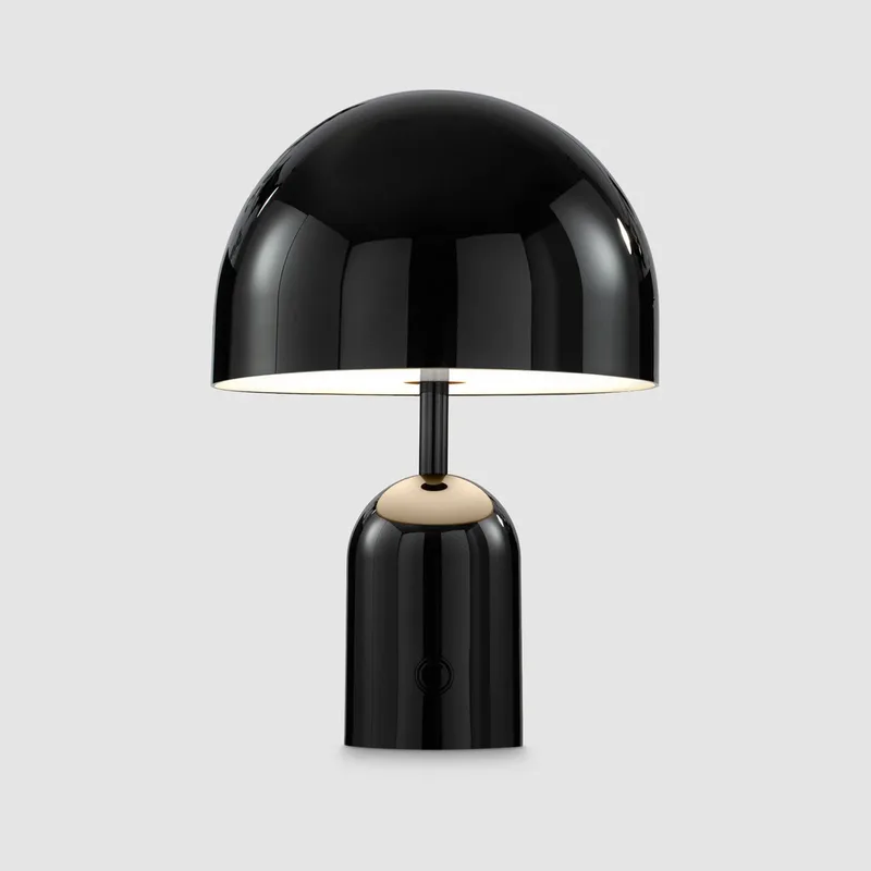 Bell Portable tafellamp H28 Black - Tom Dixon - Woonkamer - Designer - Kunststof - 1 lamp by Tom Dixon – product photo
