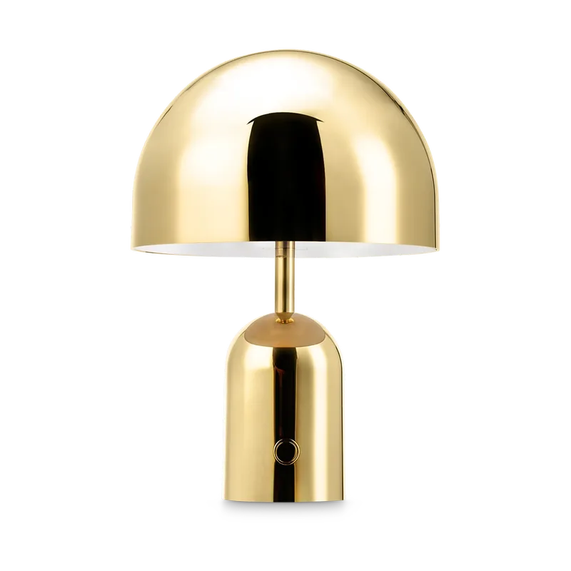 Bell Tragbare Tischleuchte Gold von Tom Dixon – Produktfoto