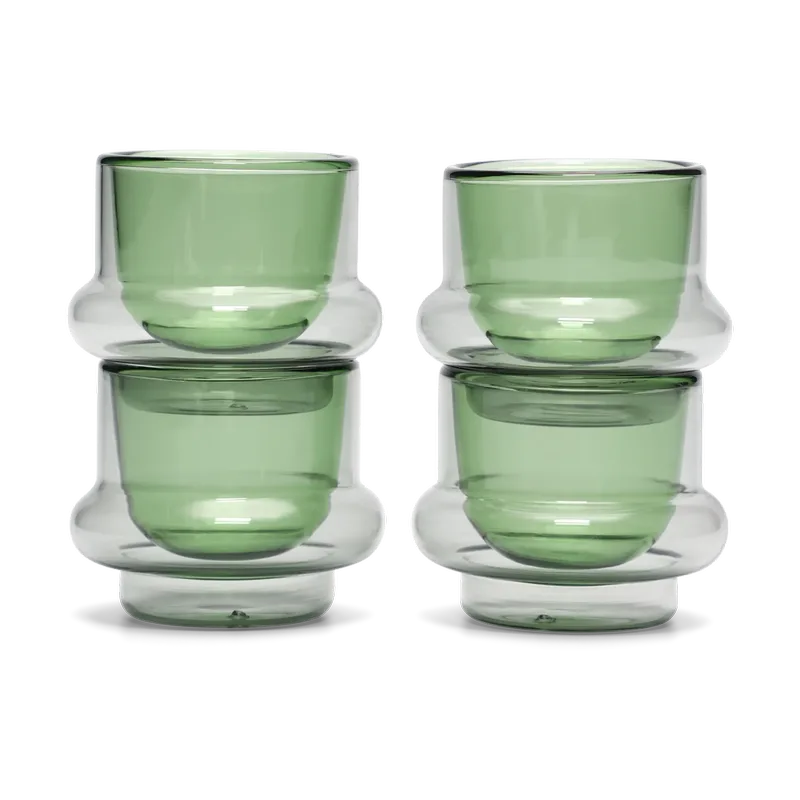 Bump Espressotasse 5 cl 4er-Pack Green von Tom Dixon – Produktfoto