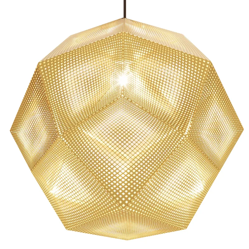 Etch Pendelleuchte 50cm Messing von Tom Dixon – Produktfoto