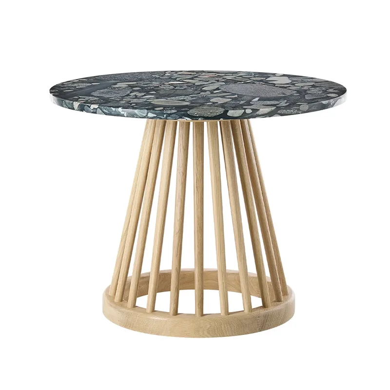 Fan tisch natursteinplatte 60 cm pebble de Tom Dixon – photo du produit