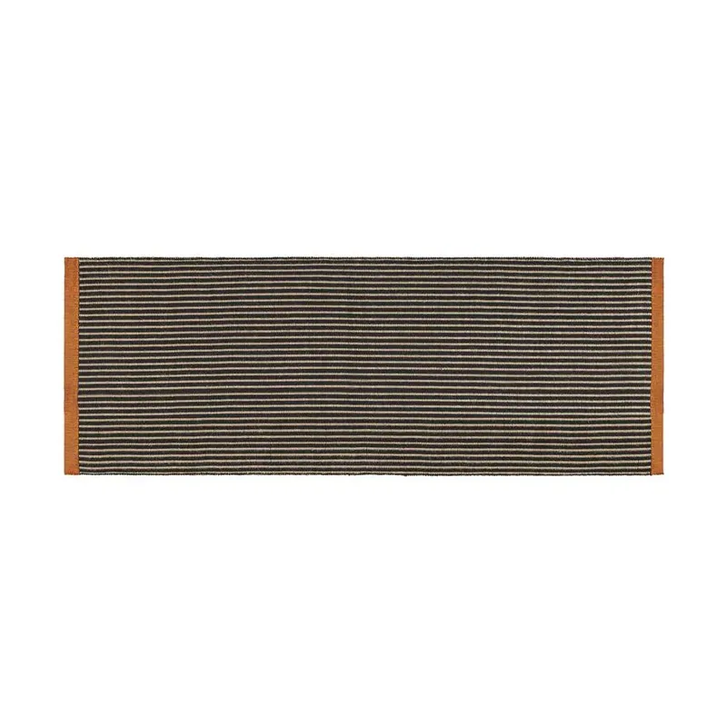 Line Teppich Schwarz 70x250 cm von Tom Dixon – Produktfoto