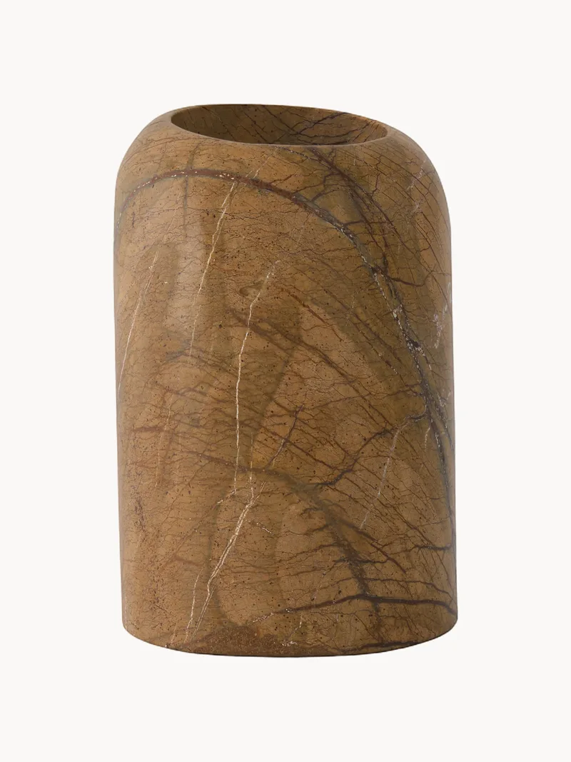 Marmeren vaas Boulder, H 21 cm van Tom Dixon – productfoto