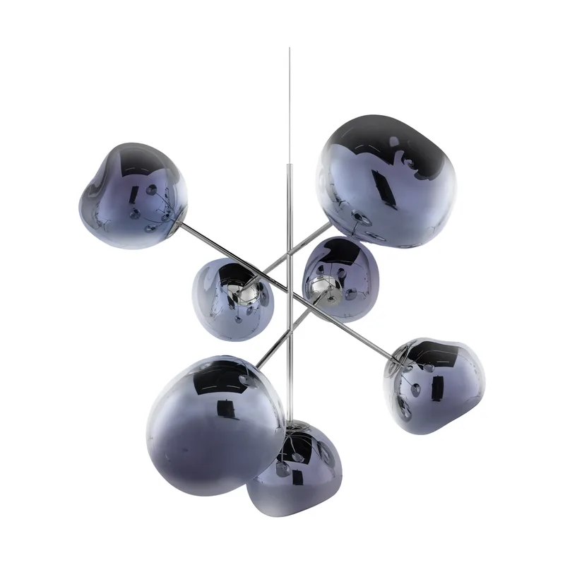 Melt Chandelier large Kronleuchter LED 196 cm Smoke by Tom Dixon – product photo