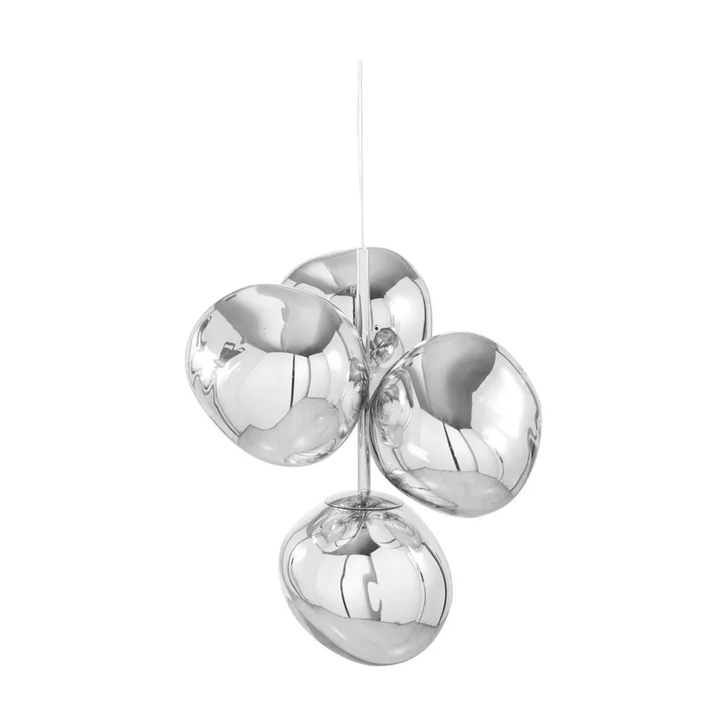 Melt Chandelier mini Kronleuchter LED 63,4 cm Silver von Tom Dixon – Produktfoto