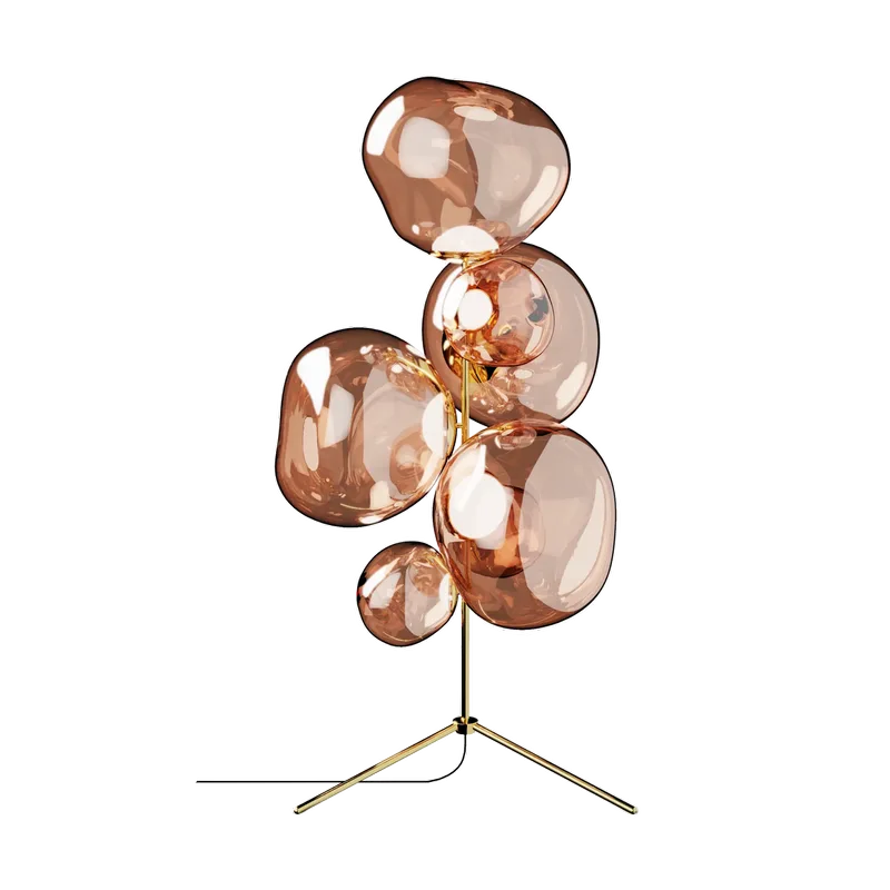 Melt Chandelier Stehleuchte LED 175 cm Copper van Tom Dixon – productfoto