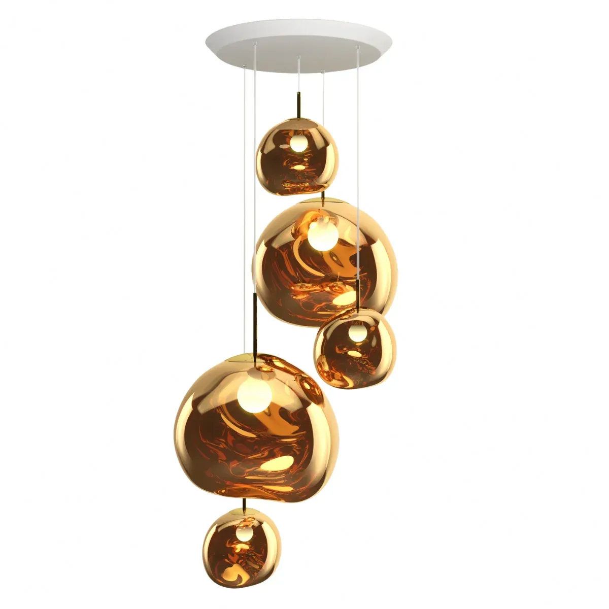 Melt Large Round Hanglamp de Tom Dixon – photo du produit