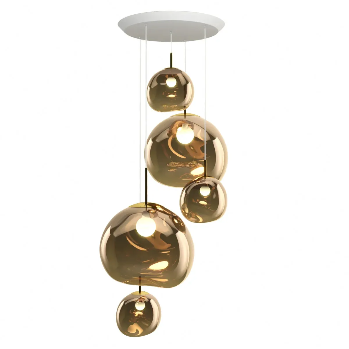 Melt Large Round Hanglamp de Tom Dixon – photo du produit