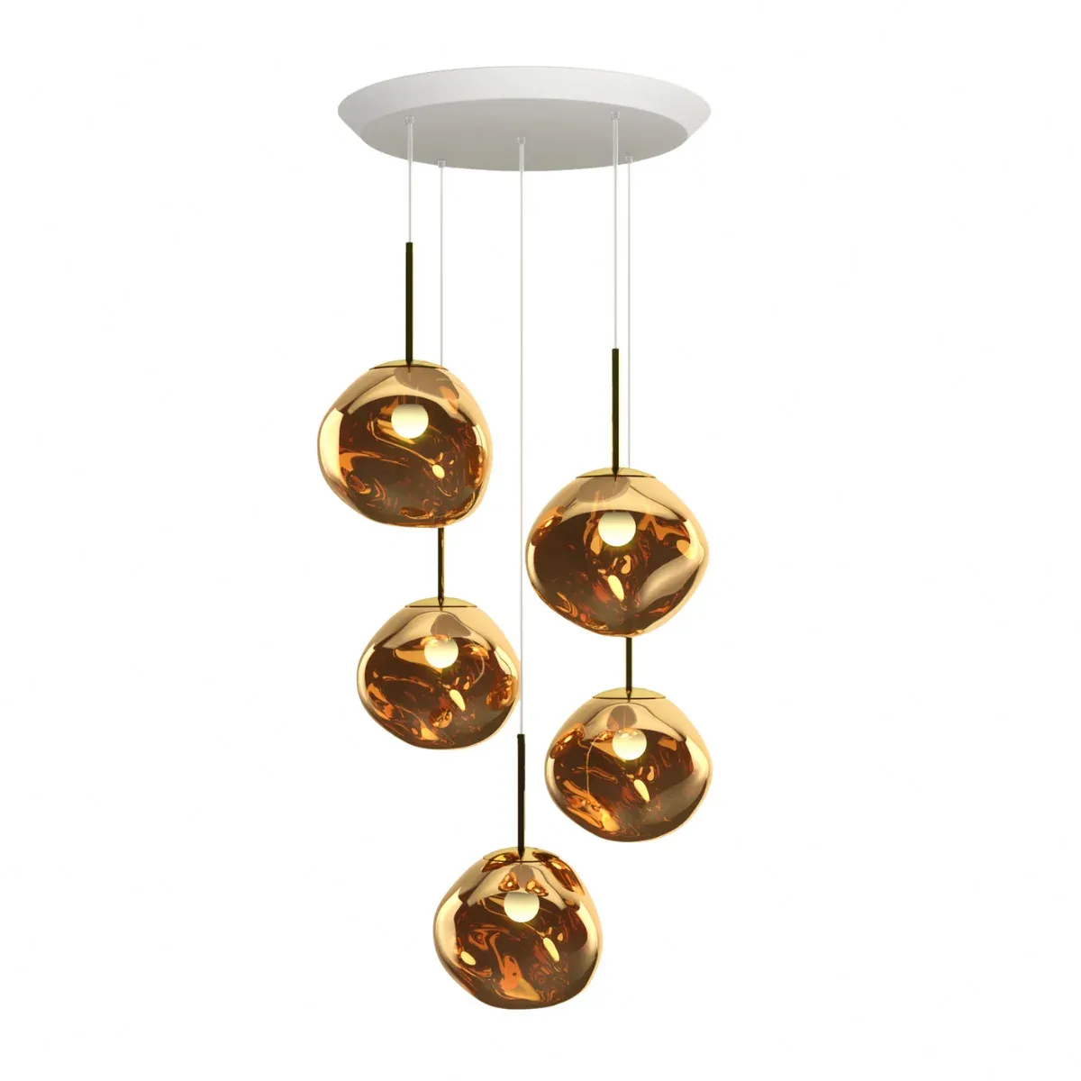 Melt Mini Round Hanglamp van Tom Dixon – productfoto
