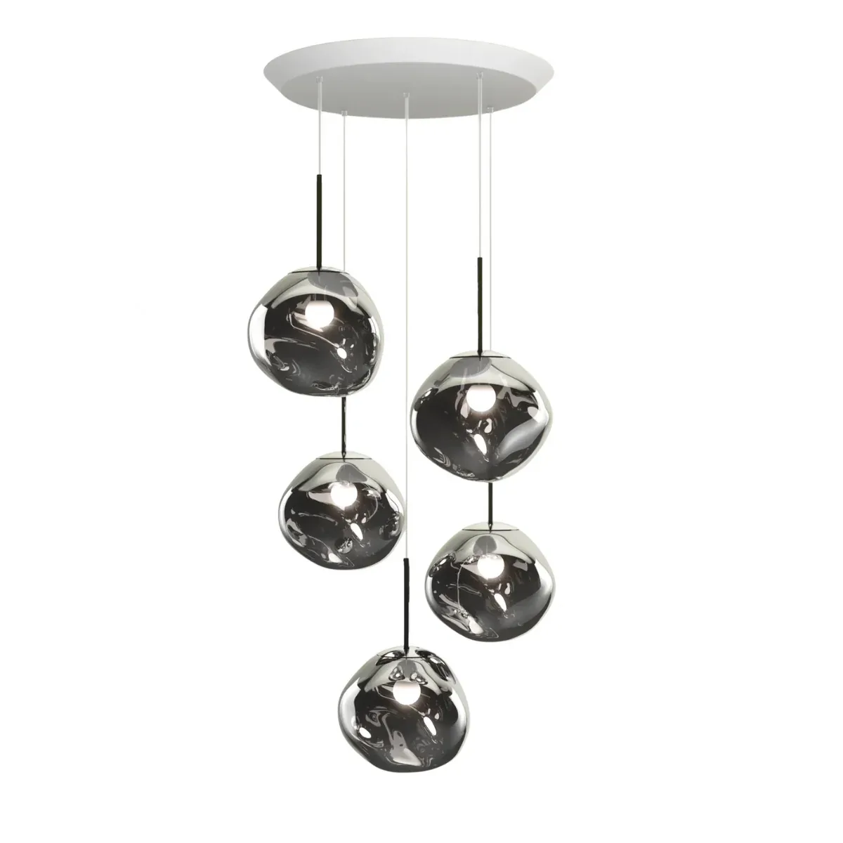 Melt Mini Round Hanglamp van Tom Dixon – productfoto