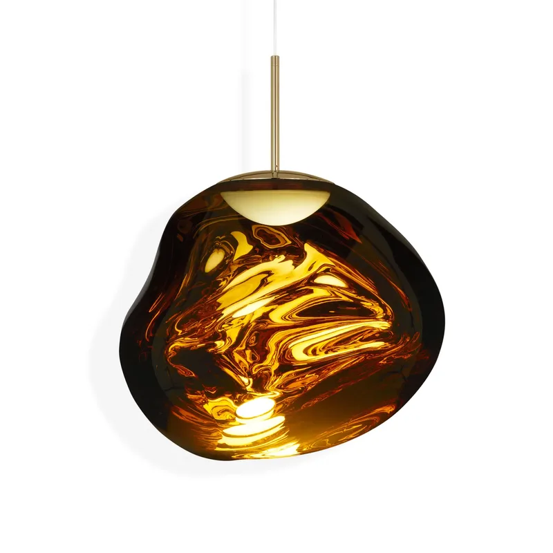Melt Pendelleuchte LED Gold von Tom Dixon – Produktfoto