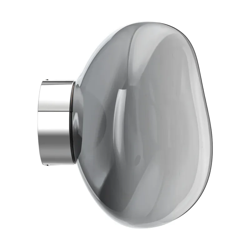 Melt Surface mini Wandleuchte LED 30 cm Nickel fra Tom Dixon – produktbillede