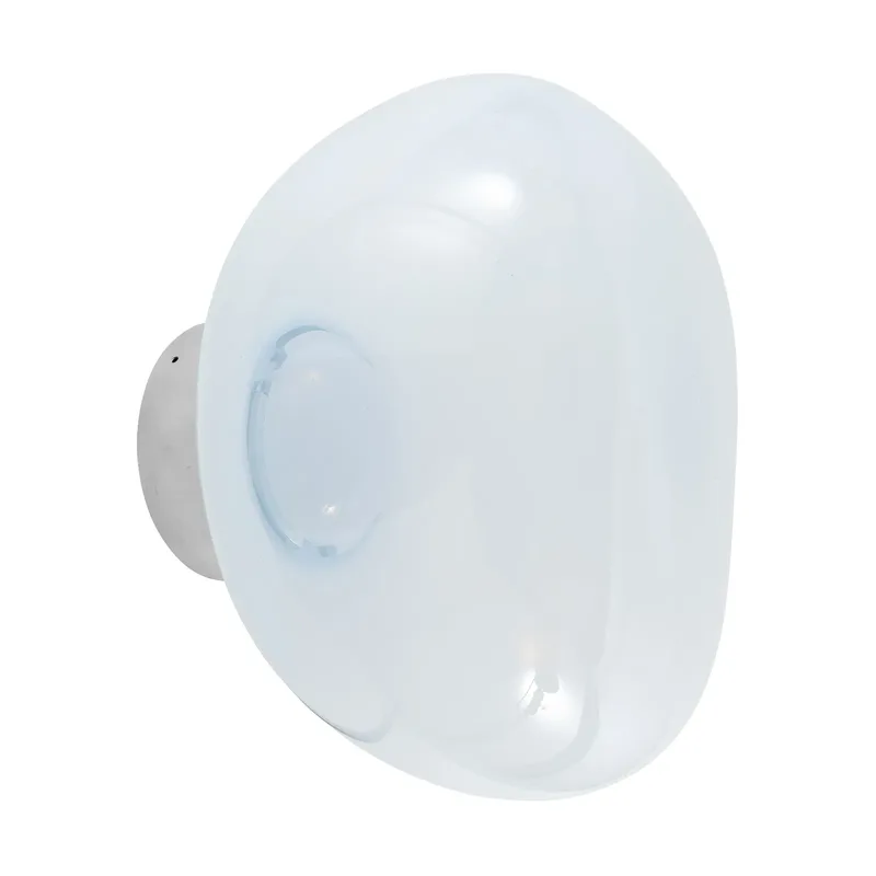 Melt Surface mini Wandleuchte LED 30 cm Opal-silver van Tom Dixon – productfoto