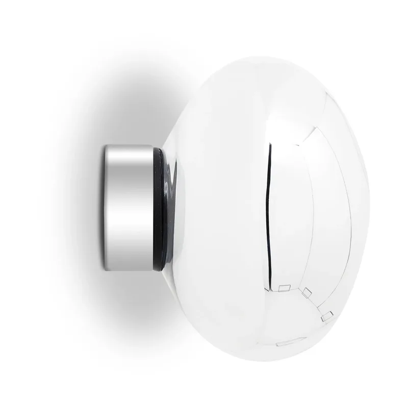 Melt Surface mini Wandleuchte LED 30 cm Silver von Tom Dixon – Produktfoto