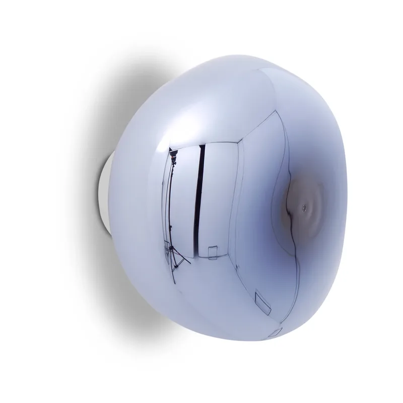 Melt Surface mini Wandleuchte LED 30 cm Smoke von Tom Dixon – Produktfoto
