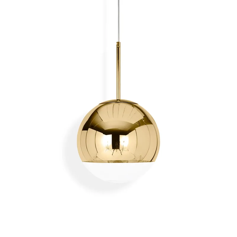 Mirror Ball Pendelleuchte LED Ø25cm Gold von Tom Dixon – Produktfoto