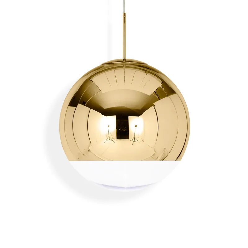 Mirror Ball Pendelleuchte LED Ø50cm Gold från Tom Dixon – produktbild