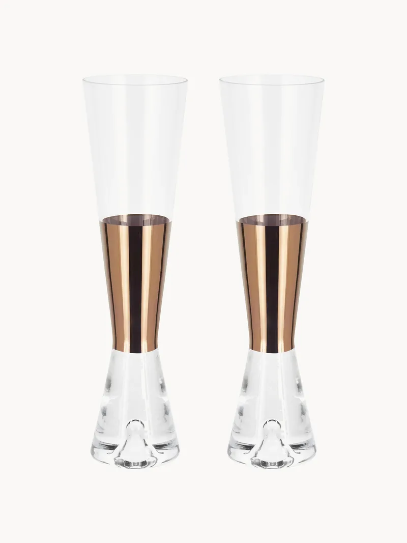 Mondgeblazen champagneglazen Tank, 2-delig by Tom Dixon – product photo