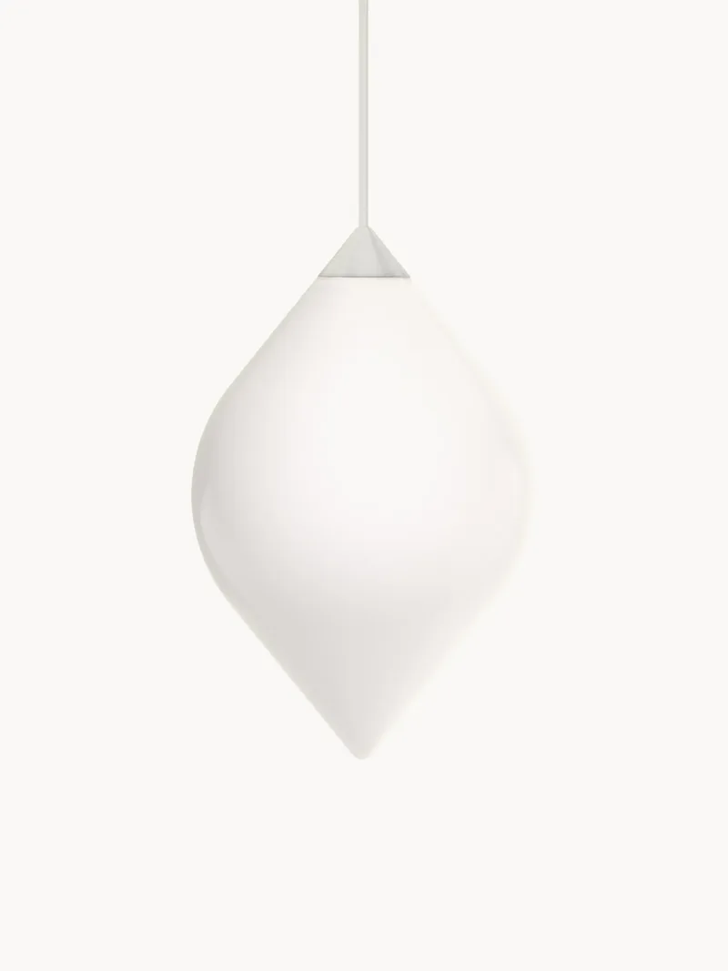 Mondgeblazen dimbare hanglamp Flare van Tom Dixon – productfoto