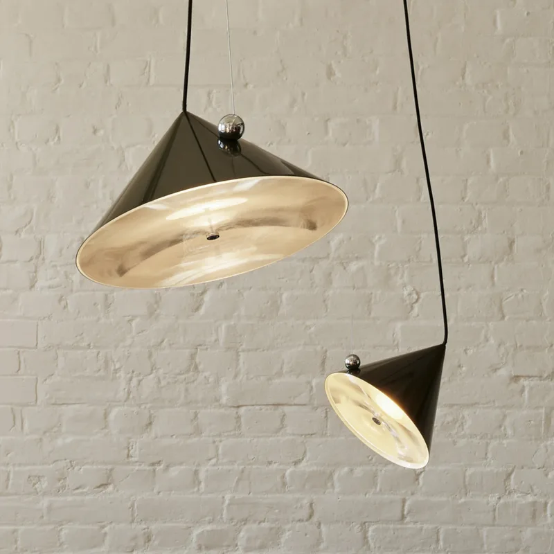 Pose LED hanglamp, groen Ø 43 cm staal dimbaar - Tom Dixon - Woonkamer - Designer - Metaal - 1 lamp by Tom Dixon – product photo