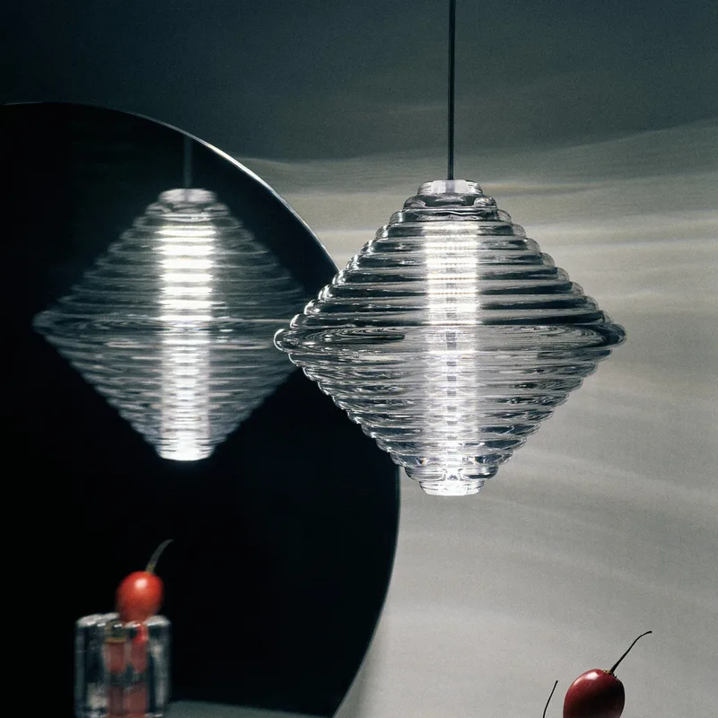 Press Cone hanglamp 3000K Clear - Tom Dixon - Woonkamer - Designer - Glas - 1 lamp by Tom Dixon – product photo
