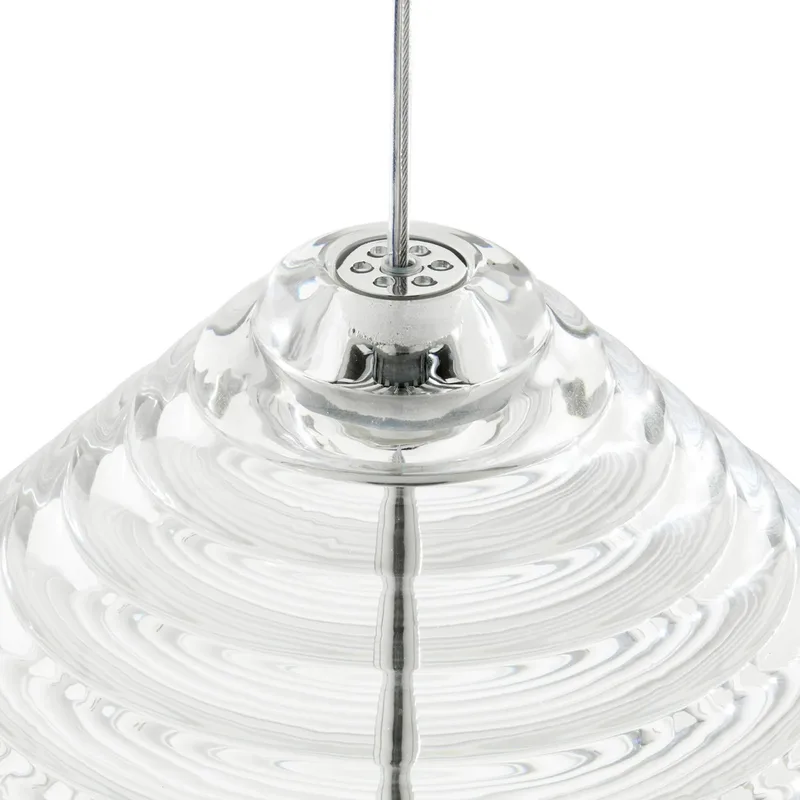 Press hanglamp Cone 2700K Clear - Tom Dixon Press Cone - Woonkamer - Designer - Glas - Met lampenkap by Tom Dixon – product photo