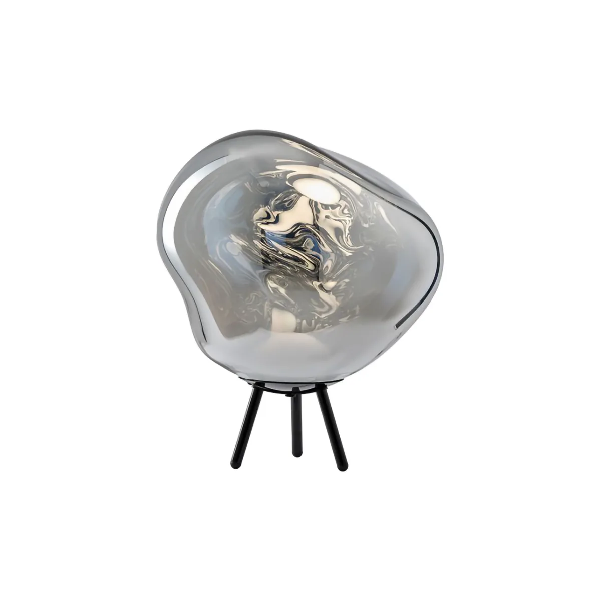 Schnurlosleuchte Melt - Silber - Geblasenes Polycarbonat - Designer Tom Dixon de Tom Dixon – photo du produit
