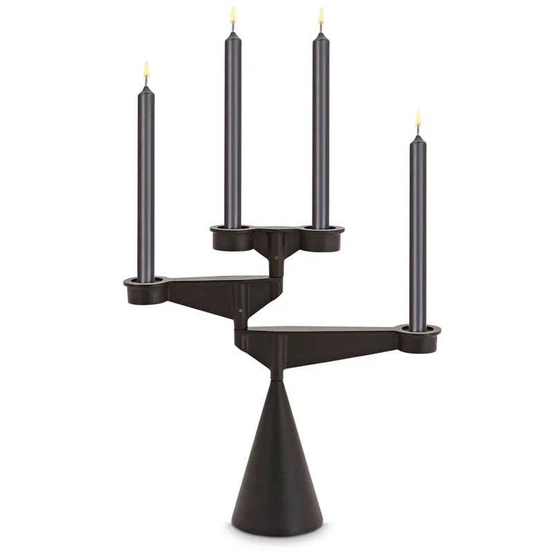Spin Kerzenhalter mini Schwarz by Tom Dixon – product photo