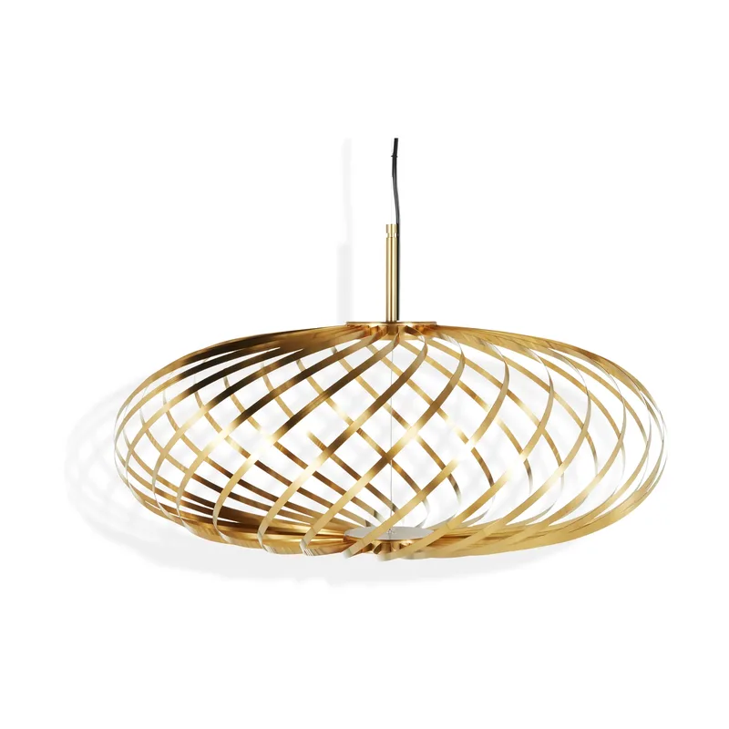 Spring Pendelleuchte LED brass Small von Tom Dixon – Produktfoto