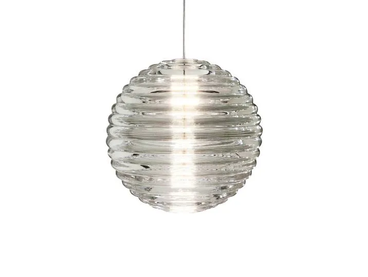 Suspension Press - Transparent - Verre pressé - Designer Tom Dixon de Tom Dixon – photo du produit