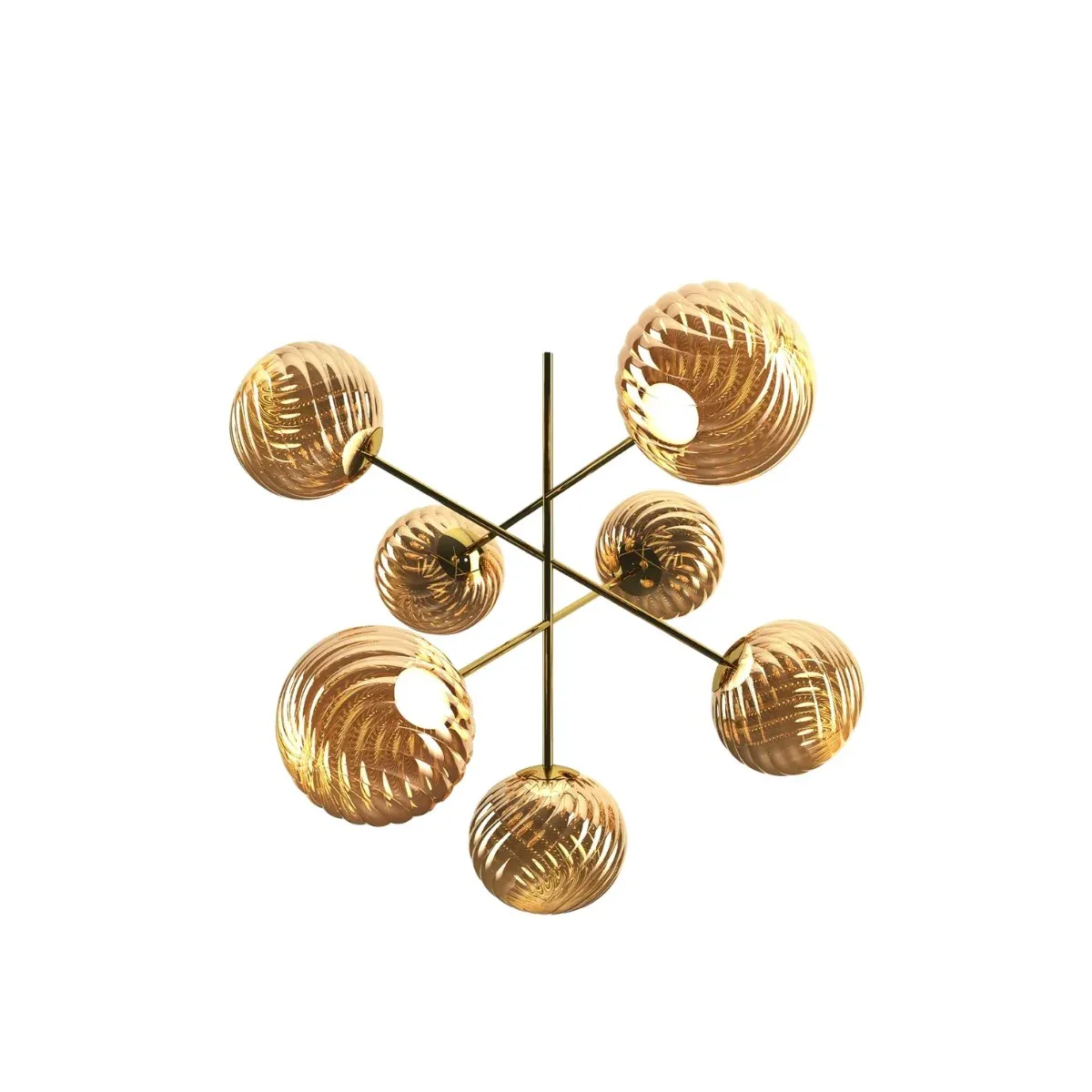 Whirl Groot Kroonluchter Hanglamp van Tom Dixon – productfoto