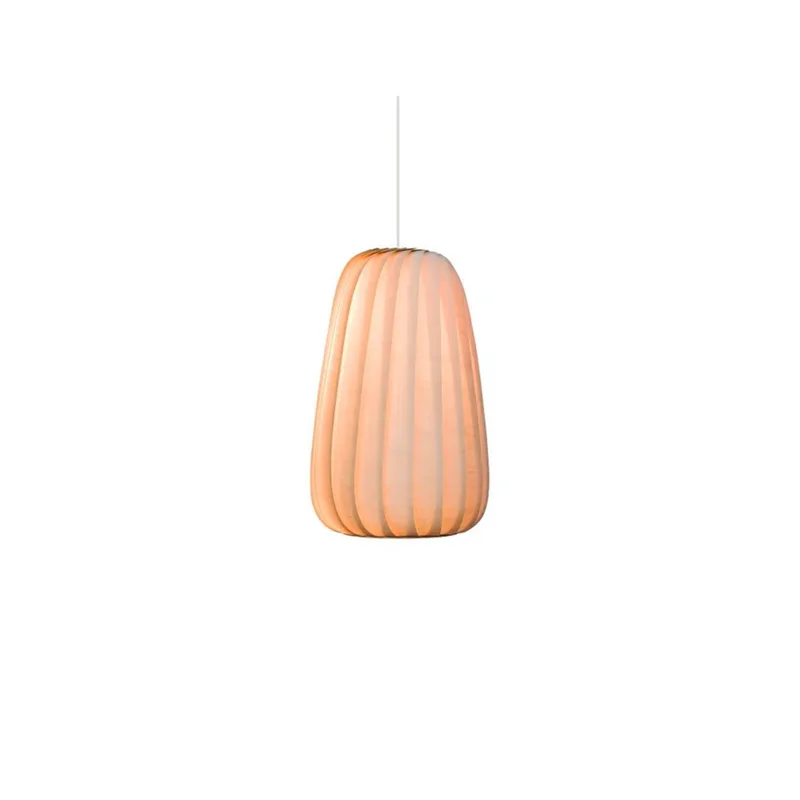 hanglamp ST906, berkenhout, 42 cm, hout, E27 by Tom Rossau in Licht hout – product photo