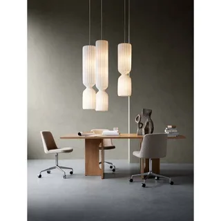 hanglamp TR41, 120 cm, kunststof, E27 van Tom Rossau in Wit – productfoto 1 van 4