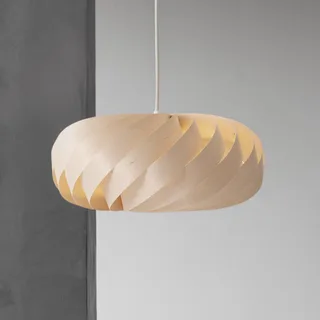 hanglamp TR5, Ø 40 cm, naturel, berkenhout by Tom Rossau in Licht hout – product photo 3 of 4
