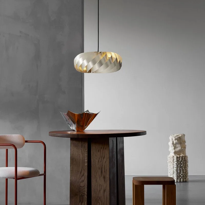 hanglamp TR5, Ø 60 cm, aluminium de Tom Rossau en Or – photo du produit 2 sur 2