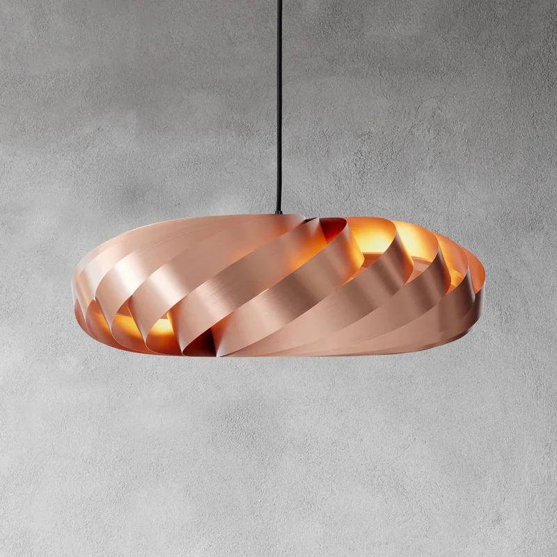 hanglamp TR5, Ø 60 cm, aluminium by Tom Rossau in Copper – product photo