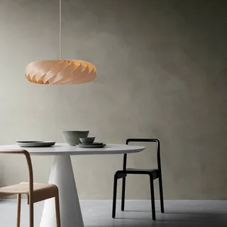 hanglamp TR5, Ø 60 cm, naturel, berkenhout från Tom Rossau i Licht hout – produktbild 2 av 2