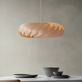 hanglamp TR5, Ø 60 cm, naturel, berkenhout från Tom Rossau i Licht hout – produktbild 1 av 2