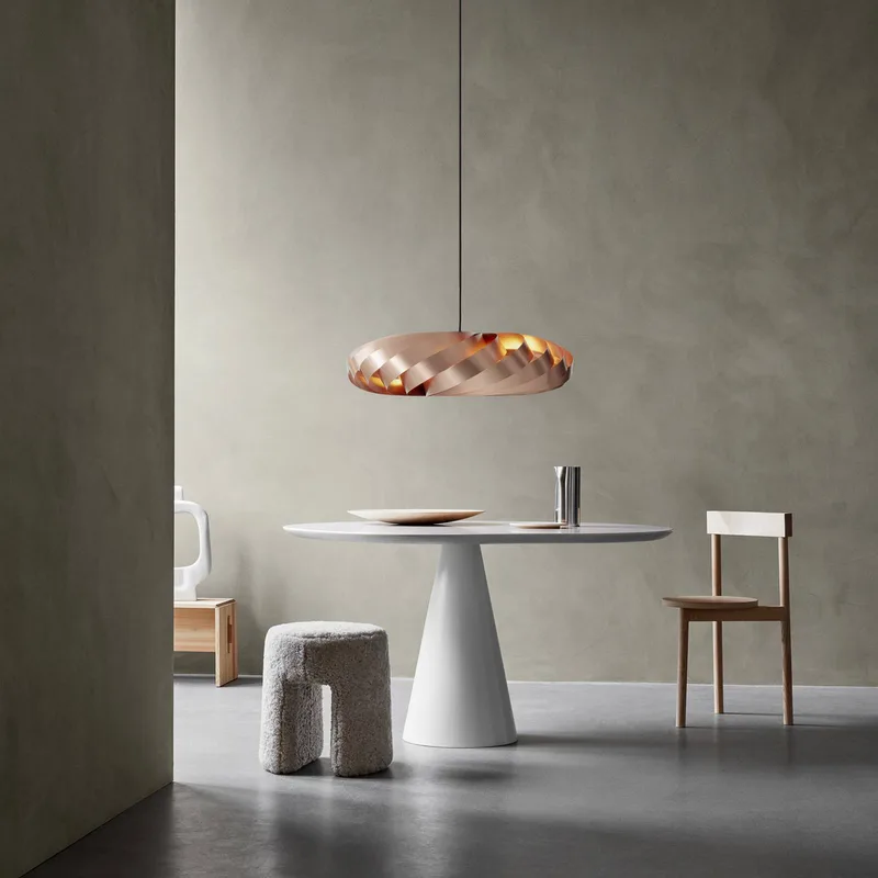 hanglamp TR5, Ø 80 cm, aluminium van Tom Rossau in Koper – productfoto 2 van 2