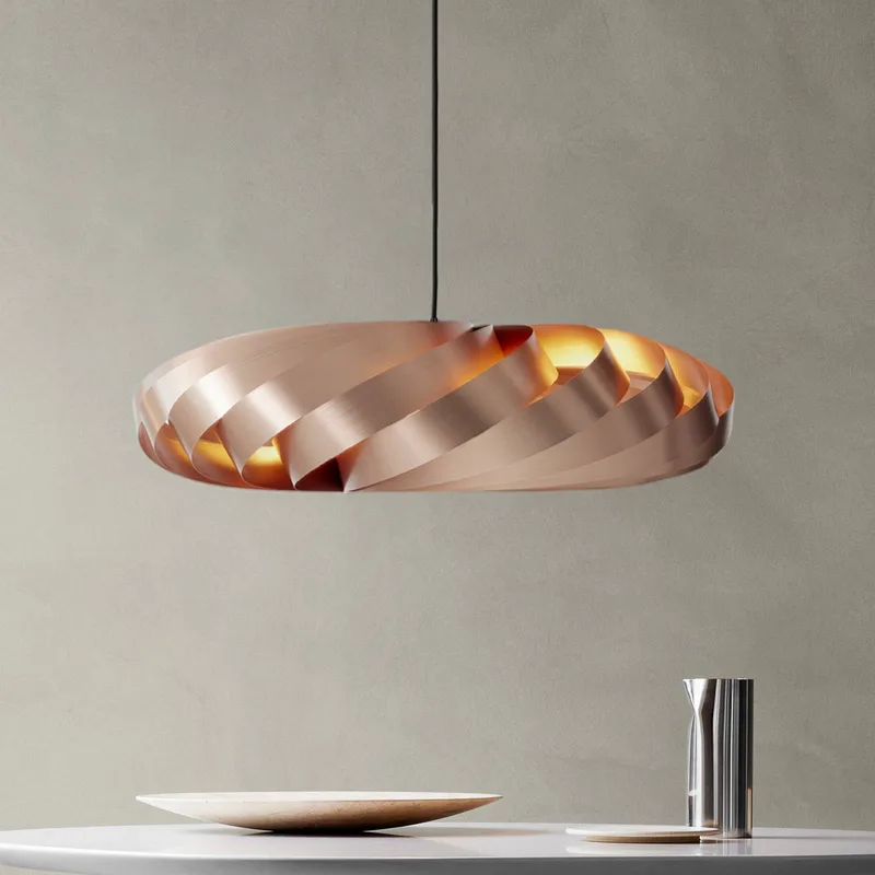 hanglamp TR5, Ø 80 cm, aluminium by Tom Rossau in Copper – product photo