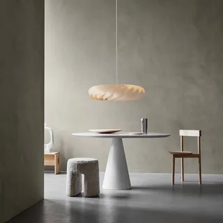 hanglamp TR5, Ø 80 cm, naturel, berkenhout by Tom Rossau in Licht hout – product photo 2 of 3