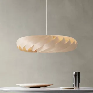 hanglamp TR5, Ø 80 cm, naturel, berkenhout by Tom Rossau in Licht hout – product photo 3 of 3