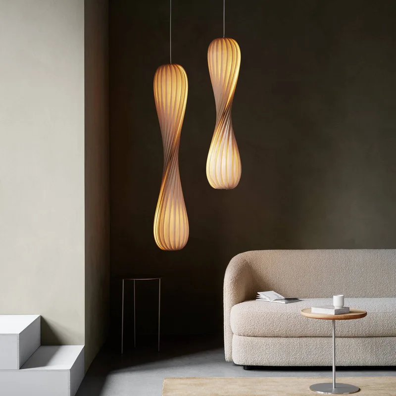 hanglamp TR7, berkenhout, 112 cm hoog, E27 by Tom Rossau in Berk – product photo 2 of 2